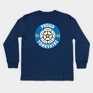 Proud to be Yorkshire Kids Long Sleeve T-Shirt